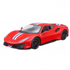 Macheta auto Bburago Ferarri 488 Pista, 1:24, rosu