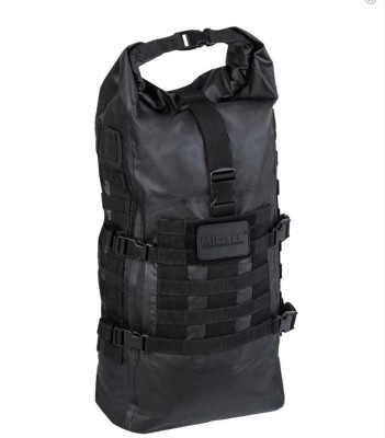 Rucsac tactic Seals Dry-Bag Miltec Negru foto