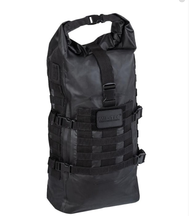 Rucsac tactic Seals Dry-Bag Miltec Negru