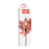 Cablu USB Hoco X14, USB-A la Lightning, 1m, Negru Rosu