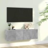 VidaXL Comodă TV, gri beton, 100 x 30 x 30 cm, lemn prelucrat 801485
