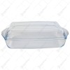 Vas termorezistent dreptunghiular cu capac-1.5 L/BORCAM