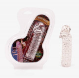 Manson Penis Cu Striatii Male-Wear, Transparent, 11.5 cm, Debra