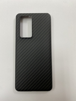 Husa telefon Plastic Huawei P40 Pro Black Carbon foto