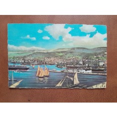 Carte postala, vaporase in port,Milano Venezia, inceput de secol XX