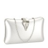 Geanta clutch simplu BME-600 05 Argintiu