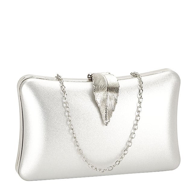 Geanta clutch simplu BME-600 05 Argintiu
