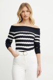 Morgan pulover MSHEEL culoarea bleumarin, light, MSHEEL