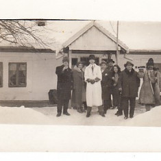 M1 G 6 - FOTO - Fotografie foarte veche - la mosie iarna - anii 1930