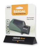 Monocular pentru copii 7 x 18 mm, Carson, cu focalizare fixa, Bengal