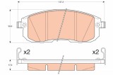 TRW GDB3616 set placute frana,frana disc