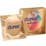 Durex Condoms-Realfeel Prezervative 3 Bucăți