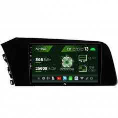 Navigatie Hyundai Elantra (2020-Prezent), Android 13, Z-Octacore 8GB RAM + 256GB ROM, 9Inch - AD-BGZ9008+AD-BGRKIT227