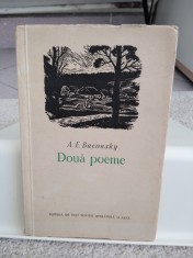 Doua poeme. A. E. Baconsky. 1956 foto