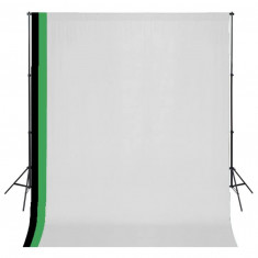 Kit studio foto cu 3 decoruri ?i rama ajustabila, 3 x 3 m foto