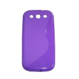 Husa silicon S-case mov (plum) pentru Samsung Galaxy S3 i9300 / Galaxy S3 LTE i9305