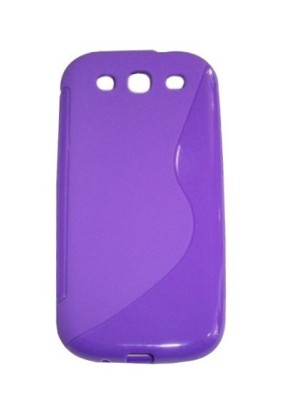 Husa silicon S-case mov (plum) pentru Samsung Galaxy S3 i9300 / Galaxy S3 LTE i9305 foto