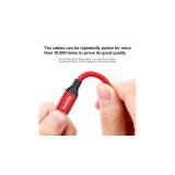 Baseus Lightning Yiven rezistent la curele Apple iPhone Cablu de date și &icirc;ncărcare 2A 1.8m roșu (CALYW-A09)