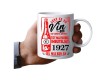 Cana alba personalizata, Sunt ca un vin bun, imbuteliat in : 1927, INOVATIX&reg;. 330 ml, Oem