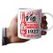 Cana alba personalizata, Sunt ca un vin bun, imbuteliat in : 1927, INOVATIX&reg;. 330 ml