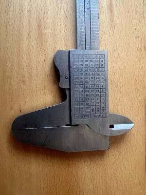 Subler German Sibur 16 cm cu buton foto