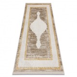 Covor SAMPLE VERSAY 51422D Cadru, crem bej / maro, 80x150 cm