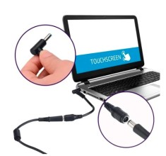 Cablu adaptor 7.4x5.0 female la 4.5x3.0 male (mufa albastra) cu pin