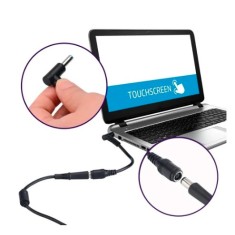 Cablu adaptor 7.4x5.0 female la 4.5x3.0 male (mufa albastra) cu pin