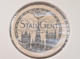 10 centimes 1920 Gent, uniface, hartie