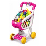 Carucior de cumparaturi pentru copii, cu sunete si lumini, 42 piese, 3+, multicolor