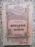 APOLOGIA LUI SOCRATES - PLATON - B.P.T. nr. 1036-1037, 1916