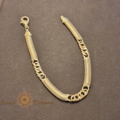 Bratara Leonidas , placata aur 18K, 20 cm, Brazilia