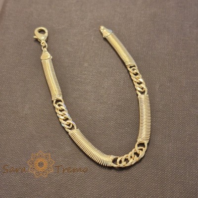 Bratara Leonidas , placata aur 18K, 20 cm, Brazilia foto