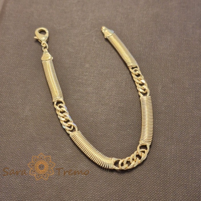 Bratara Leonidas , placata aur 18K, 20 cm, Brazilia