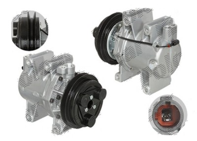 Compresor aer conditionat Mazda BT-50, 2006-2010, motorizare 2.5 TDCI 105kw, Isuzu D-MAX, 2002-2012, motor 2.5 D 100kw, diesel, rola curea 125 mm, 1 foto