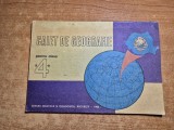 caiet de geografie - pentru clasa a 4-a - din anul 1988 - necompletat
