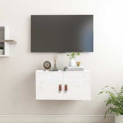vidaXL Dulap de perete, alb, 60x30x30 cm, lemn masiv de pin 818367 foto