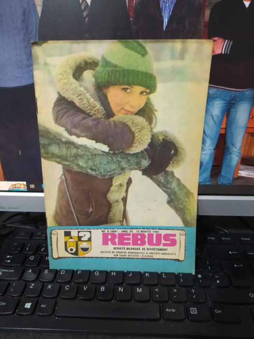 Rebus, revistă bilunară de divertisment, 15 mar. 1985, nr. 6, 666, anul 28, 151
