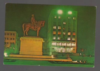 CPIB 19654 CARTE POSTALA - TULCEA. STATUIA LUI MIRCEA CEL BATRAN foto