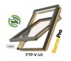 Fereastra mansarda FAKRO FTP-V U3 lemn de pin 2 sticle