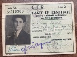 QW13 5 - 1942- tematica CFR - 8 - Carte de identitate CFR