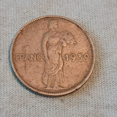 1 franc 1939 - Luxemburg.