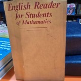 English reader for students of mathematics