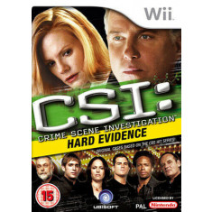 Joc Nintendo Wii CSI: Crime Scene Investigation Hard Evidence