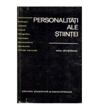 colectiv - Personalitati ale stiintei - Mic dictionar - 105669