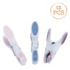 C&acirc;rlige Rufe, Softgrip, 8 cm, Multicolor, Set 12 Bucăți, Oem