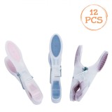 C&acirc;rlige Rufe, Softgrip, 8 cm, Multicolor, Set 12 Bucăți, Oem