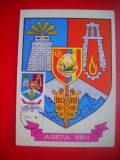 HOPCT MAXIMA ROMANIA NR 1098 SIBIU -STEMA JUDETULUI/ HERALDICA