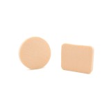 Set 2 bucati, burete make-up, pentru fond de ten, rotund si patrat, Global Fashion
