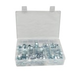 Trusa coliere metalice cu urechi 5-27 mm, 175 piese, &icirc;n cutie